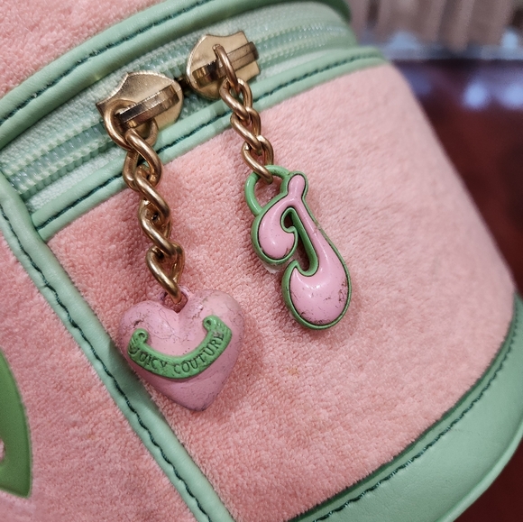 RARE Juicy Couture y2k Train Vanity Case Cosmetic Bag Purse Juicy Girls Club - Picture 6 of 15